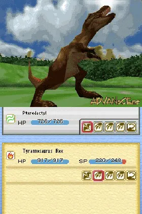 Fossil League - Dino Tournament Championship (USA) screen shot game playing